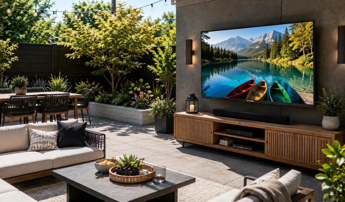 How Much Brightness Does an Outdoor TV Really Need?