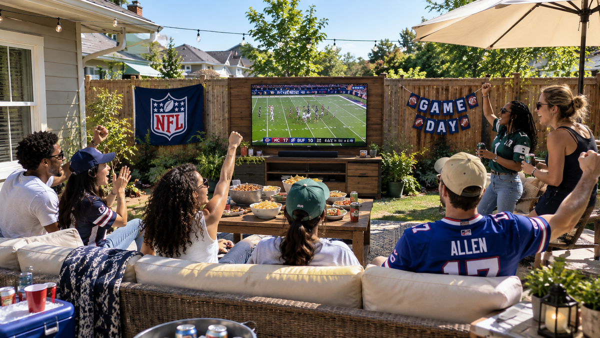 Football Watch Party Ideas: How to Take NFL Game Day Outdoors