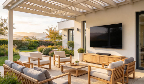 Outdoor TV Ideas: 5 Practical Patio Layouts | ByteFree