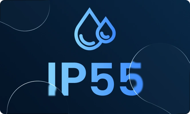 IP55 Waterproof